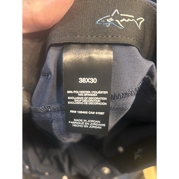 New Greg Norman Men's Polyester Ultimate 5-Pocket Pants Navy Blue Size 38x30 - Picture 3 of 7